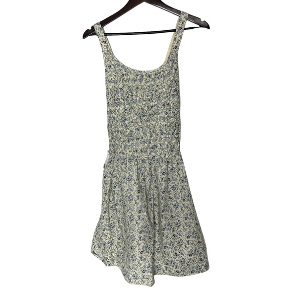 NWT Free People Boho Floral Crossback Button Mini Dress Size Medium - Picture 5 of 16